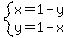 system%28x=1-y%2Cy=1-x%29