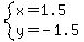 system%28x=1.5%2Cy=-1.5%29