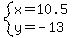 system%28x=10.5%2Cy=-13%29
