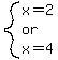 system%28x=2%2Cor%2Cx=4%29