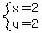 system%28x=2%2Cy=2%29