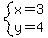 system%28x=3%2Cy=4%29