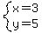 system%28x=3%2Cy=5%29