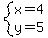 system%28x=4%2Cy=5%29