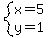 system%28x=5%2C+y=1%29