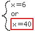 system%28x=6%2Cor%2Chighlight%28x=40%29%29