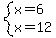 system%28x=6%2Cx=12%29