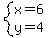 system%28x=6%2Cy=4%29