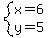 system%28x=6%2Cy=5%29