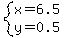 system%28x=6.5%2Cy=0.5%29