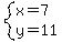 system%28x=7%2Cy=11%29
