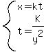 system%28x=kt%2Ct=K%2Fy%5E2%29