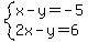 system%28x-y=-5%2C2x-y=6%29