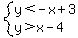 system%28y%3C-x%2B3%2Cy%3Ex-4%29