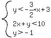 system%28y%3Cexpr%28-3%2F2%29x%2B3%2C2x%2By%3C10%2Cy%3E-1%29