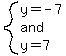 system%28y=-7%2C%22and%22%2Cy=7%29