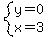 system%28y=0%2Cx=3%29