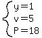 system%28y=1%2Cv=5%2CP=18%29