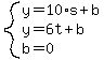 system%28y=10%2As%2Bb%2Cy=6t%2Bb%2Cb=0%29