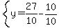 system%28y=27%2F10%29-10%2F10%2Cx=9%2F10%29