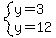 system%28y=3%2Cy=12%29