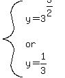 system%28y=3%5E%283%2F2%29%2Cor%2Cy=1%2F3%29