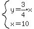 system%28y=expr%283%2F4%29x%2Cx=10%29