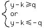 system%28y-k%3E=q%2C%22or%22%2Cy-k%3C=-q%29
