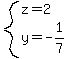 system%28z=2%2Cy=-1%2F7%29