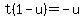 t%281-u%29=-u