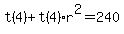 t%284%29%2Bt%284%29%2Ar%5E2=240