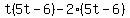 t%285t-6%29-2%285t-6%29