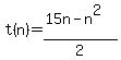 t%28n%29=%2815n-n%5E2%29%2F2