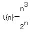 t%28n%29+=+n%5E3%2F2%5En