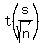 t%28s%2Fsqrt%28n%29%29