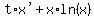t%2A%22x%27%22%2Bx%2Aln%28x%29