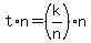 t%2An=%28k%2Fn%29%2An