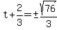 t%2B2%2F3=%22%22%2B-sqrt%2876%29%2F3