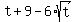 t%2B9-6%2Asqrt%28t%29