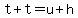 t%2Bt=u%2Bh