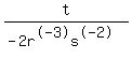 t%2F%28-2r%5E-3s%5E-2%29