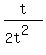 t%2F%282t%5E2%29
