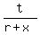 t%2F%28r%2Bx%29