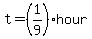 t=%281%2F9%29hour