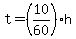 t=%2810%2F60%29h