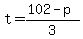 t=%28102-p%29%2F3