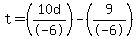 t=%2810d%2F-6%29-%289%2F-6%29%29