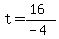 t=%2816%29%2F%28-4%29