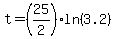 t=%2825%2F2%29ln%283.2%29