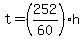 t=%28252%2F60%29h